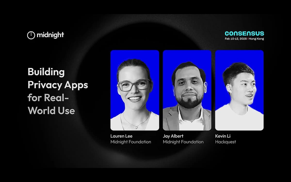 LIVE at Consensus: Building Privacy Apps for Real-World Use w/ Hackquest & Midnight DevRel
